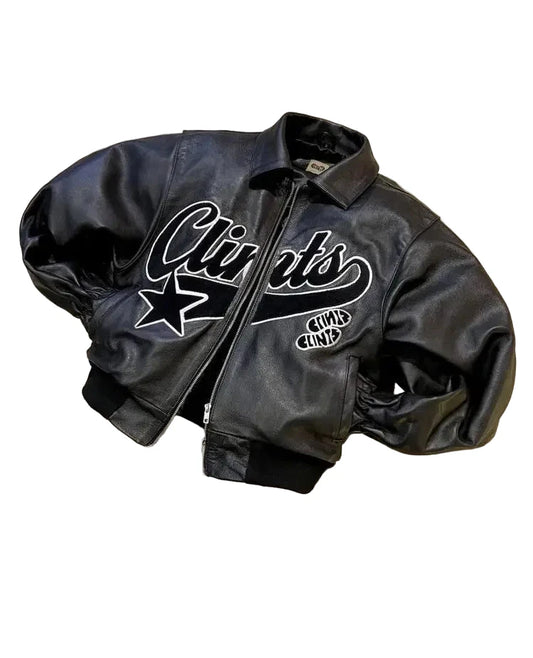 Y2K Retro Harajuku Leather Motorcycle Jacket Hip Hop - Man
