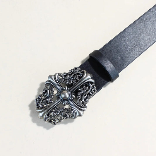 Y2K Rivet Punk Wide Belt for Women - Retro Belt