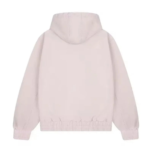 American Vintage Y2K Cherry Blossom Hoodie – Women’s Pink Floral Zip-Up Jacket