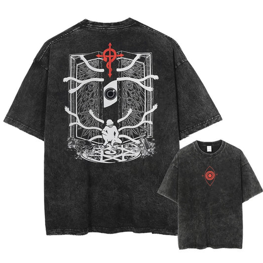 Washed Cotton Loose-Fit Tee - Unisex