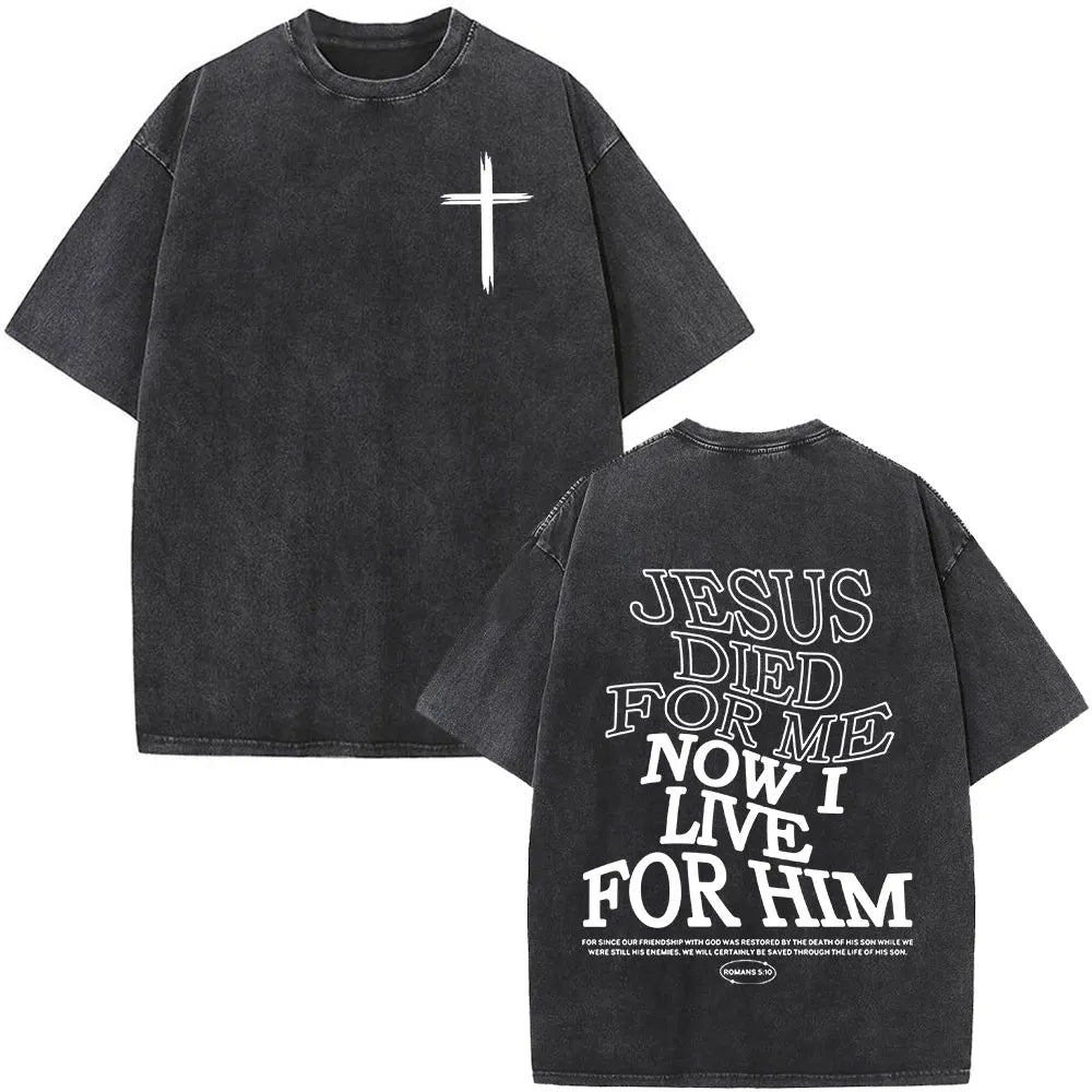 Faith Over Fear Christian Bible Verse Vintage Tee - Unisex