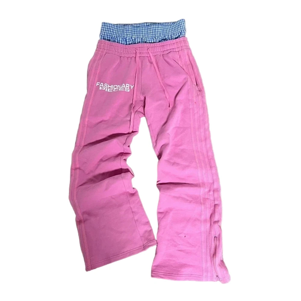 Y2K Striped Casual Pants – Retro Harajuku Unisex