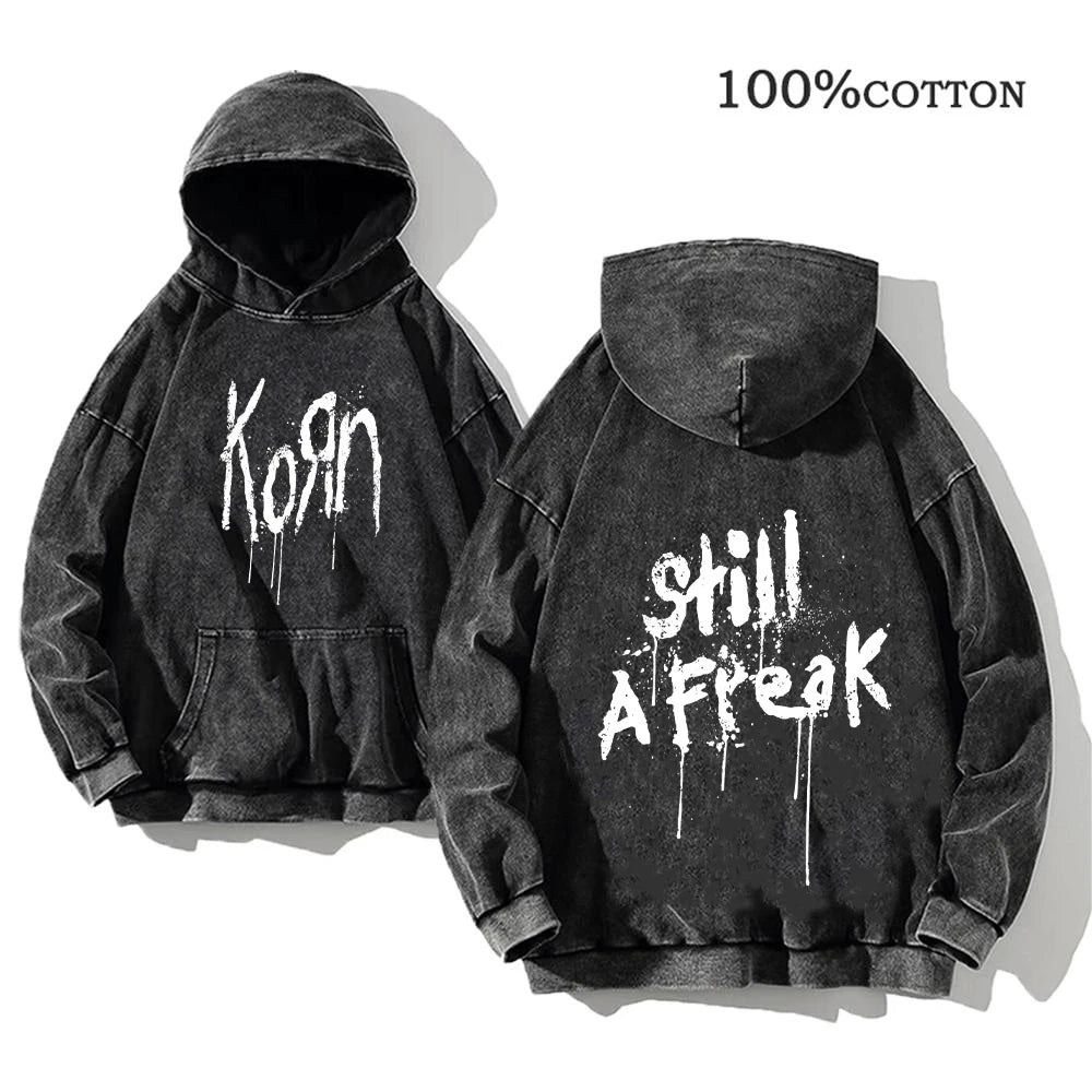 Korn Rock Band World Tour Hoodie – Vintage Streetwear Pullover