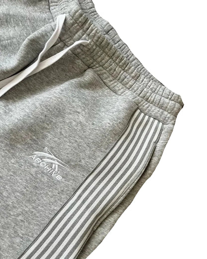 Y2K Gray Camo Embroidered Joggers – Unisex Tactical Casual Drawstring Sweatpants.