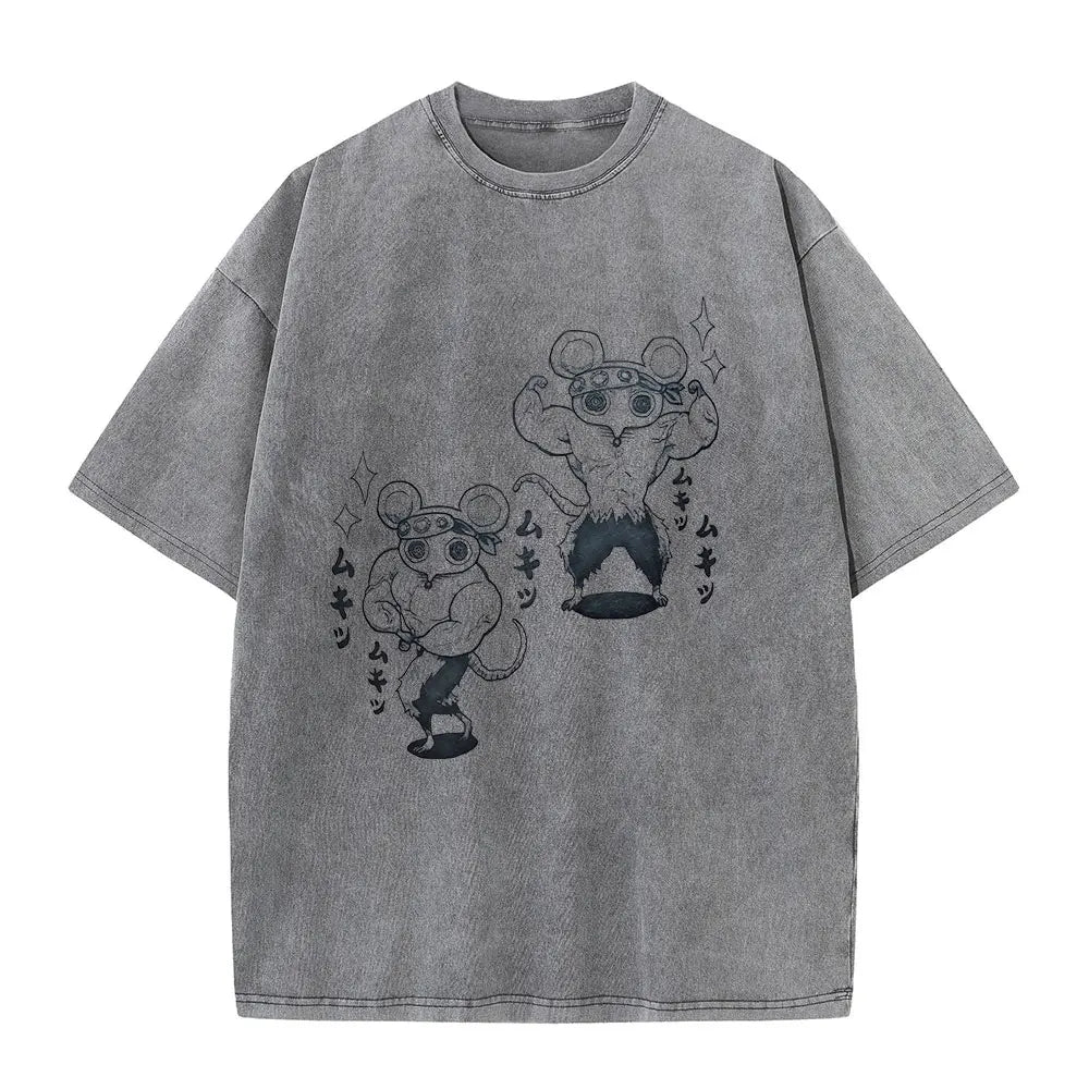 Vintage Demon Slayer Uzui Tengen Cotton Tee - Unisex