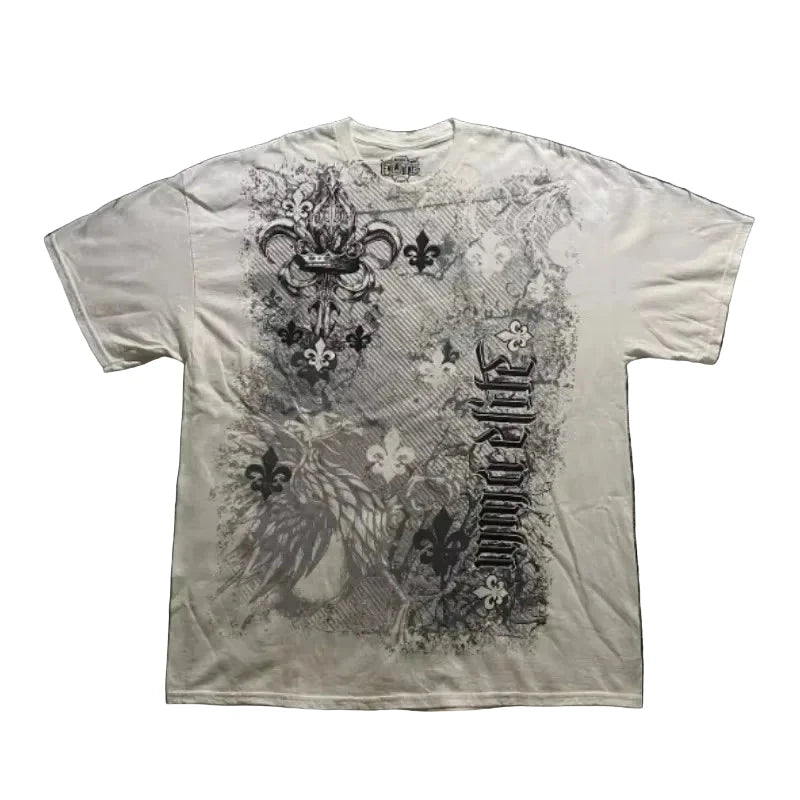 LIMITED EDITION Y2K Gothic Streetwear Long-Sleeve Tee - Unisex