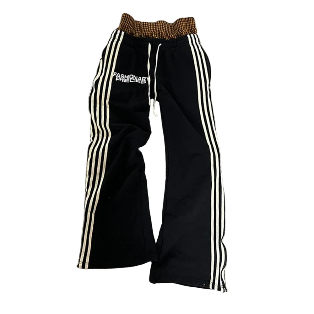 Y2K Striped Casual Pants – Retro Harajuku Unisex