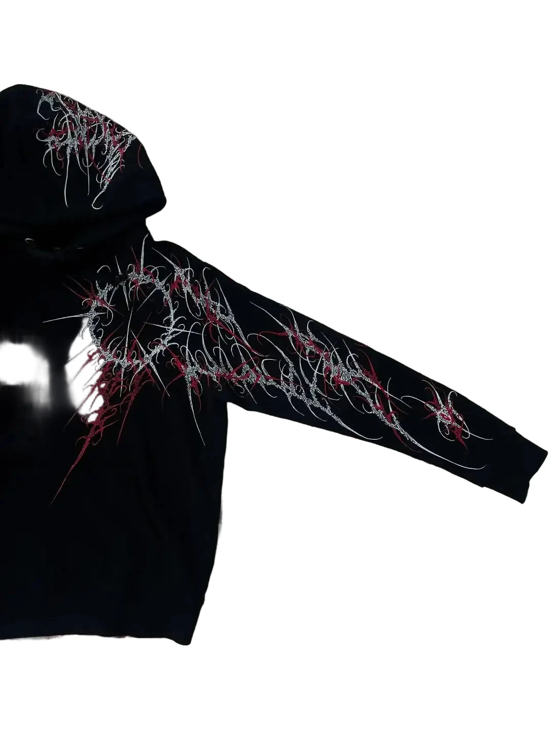 Harajuku Retro Gothic Hoodie – Unisex American Street Hip-Hop Sweatshirt