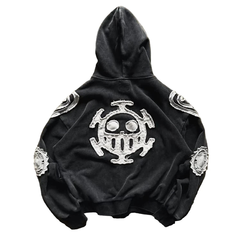 Graffiti Hoodie  – Oversized Harajuku Graphic Sweatshirt