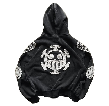 Graffiti Hoodie  – Oversized Harajuku Graphic Sweatshirt