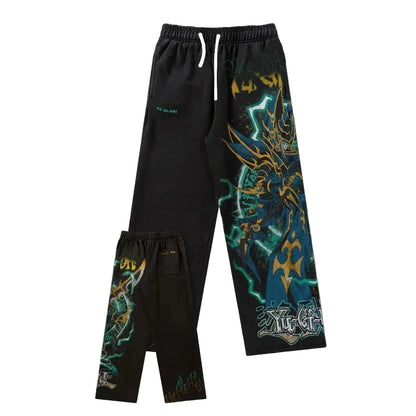 3D Cartoon Mesh Breathable Sweetpants - Adults & Kids