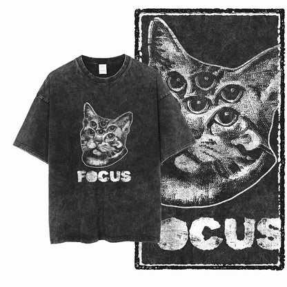 Acid-Washed Graphic T-Shirt – Unisex Streetwear Tee