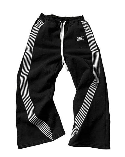 Y2K Gray Camo Embroidered Joggers – Unisex Tactical Casual Drawstring Sweatpants.
