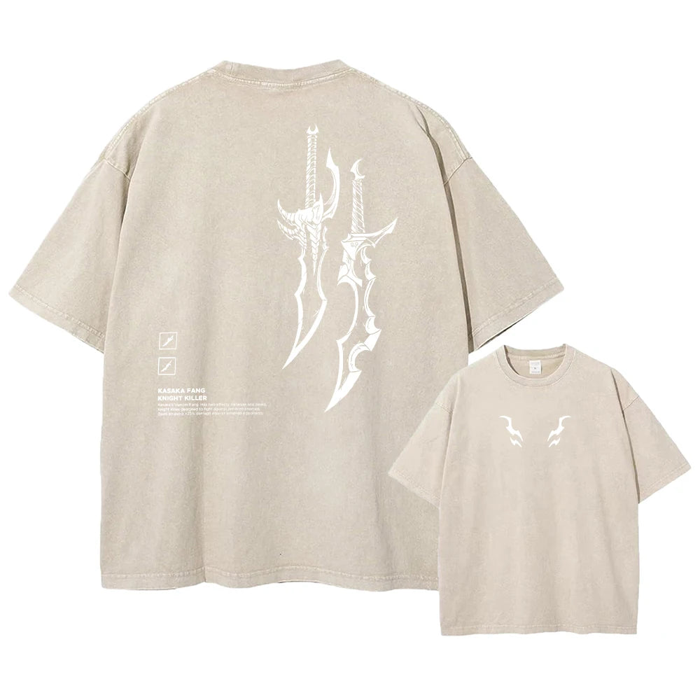 Washed Cotton Loose-Fit Tee - Unisex