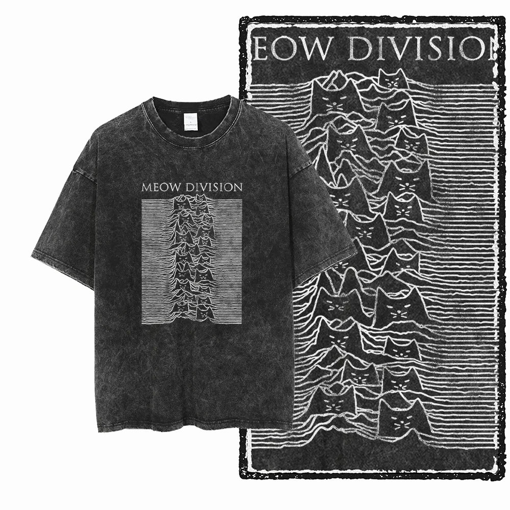 Acid-Washed Graphic T-Shirt – Unisex Streetwear Tee