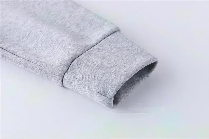 Loose Oversized Zip-Up Hoodie – Unisex Up Male Sweatshirts Hooded Jacket