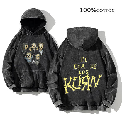 Korn Rock Band World Tour Hoodie – Vintage Streetwear Pullover