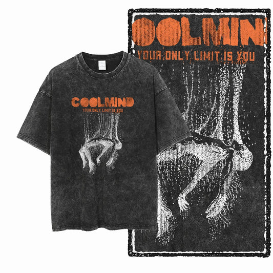 ZF STREETWEAR Printed Cotton Acid Washed- Exclusive Graphic Unisex T Shirt