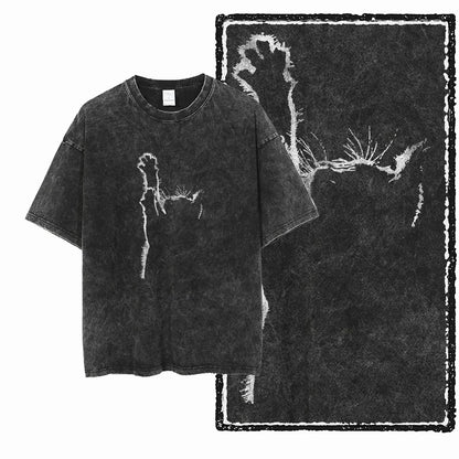 Acid-Washed Graphic T-Shirt – Unisex Streetwear Tee