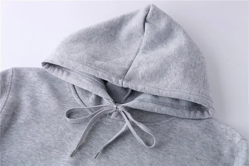 Loose Oversized Zip-Up Hoodie – Unisex Up Male Sweatshirts Hooded Jacket