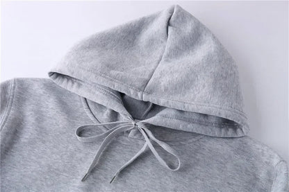 Loose Oversized Zip-Up Hoodie – Unisex Up Male Sweatshirts Hooded Jacket