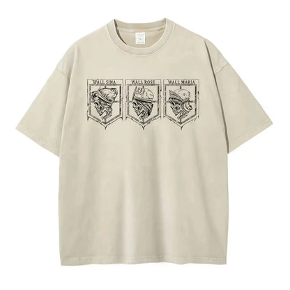 Vintage Eren Jaeger Attack on Titan Anime Tee - Unisex