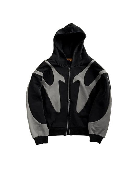 Y2K Oversized Hoodie – Men’s Harajuku Gothic Streetwear