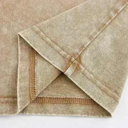 Washed Cotton Loose-Fit Tee - Unisex