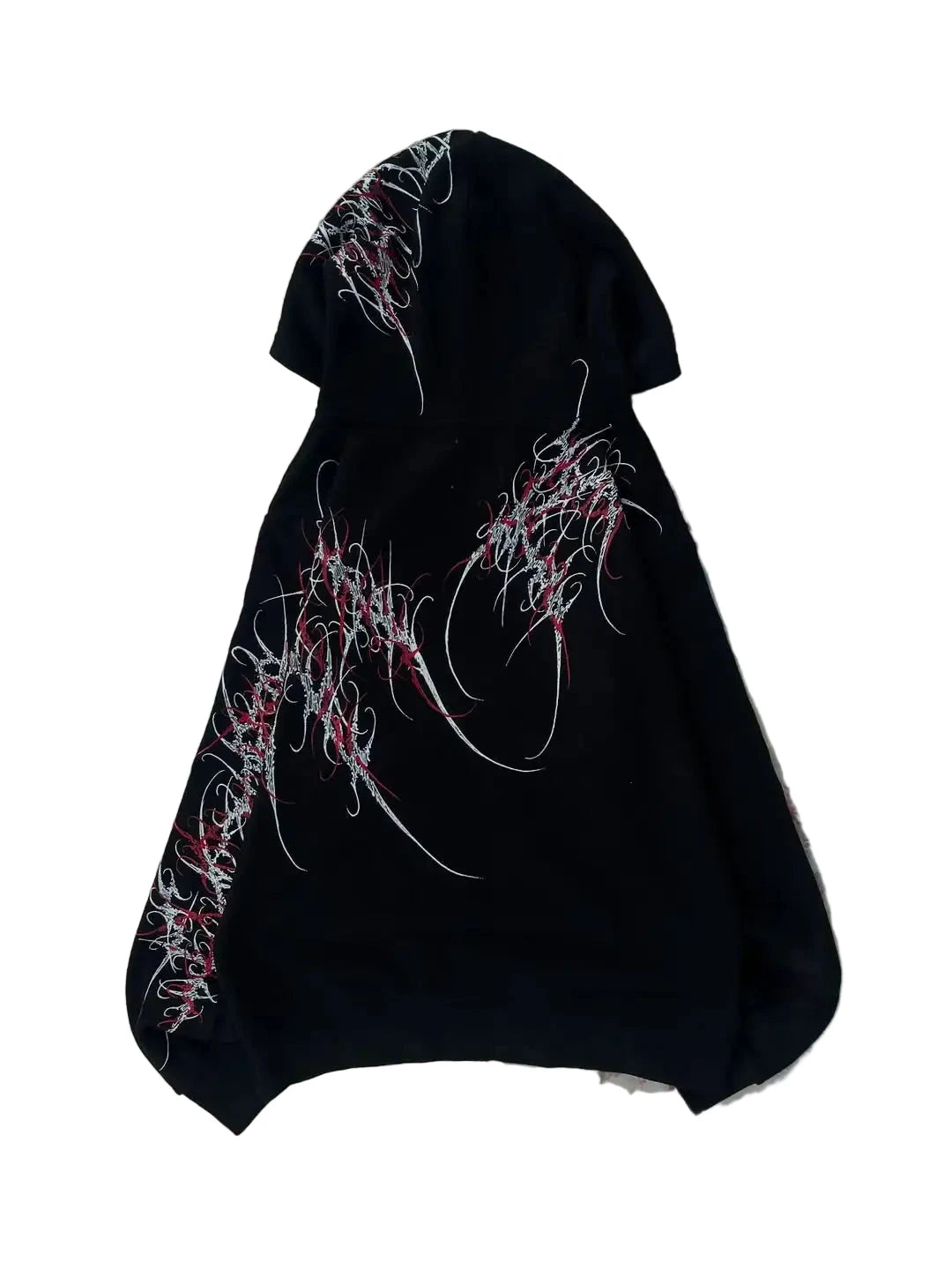 Harajuku Retro Gothic Hoodie – Unisex American Street Hip-Hop Sweatshirt