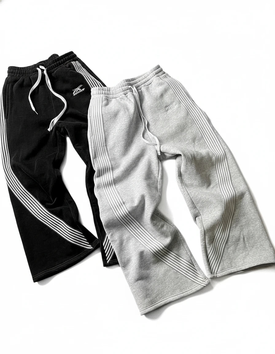 Y2K Gray Camo Embroidered Joggers – Unisex Tactical Casual Drawstring Sweatpants.