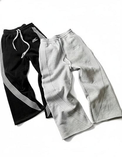 Y2K Gray Camo Embroidered Joggers – Unisex Tactical Casual Drawstring Sweatpants.