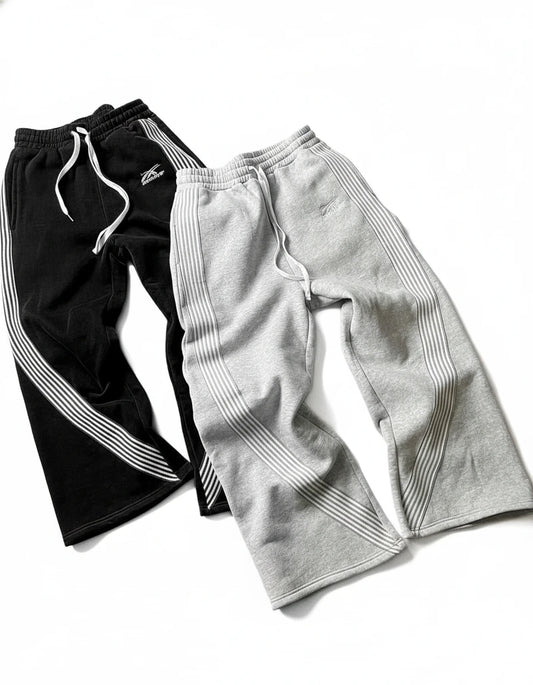 Y2K Gray Camo Embroidered Joggers – Unisex Tactical Casual Drawstring Sweatpants.