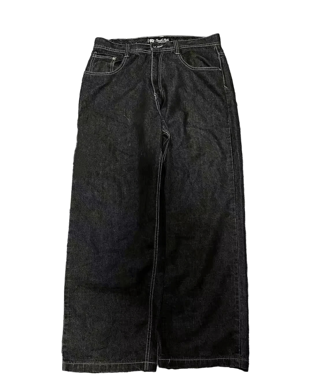 American Street Letter Embroidered Loose Jeans – Men & Unisex Y2K Harajuku Hip Hop Wide-Leg