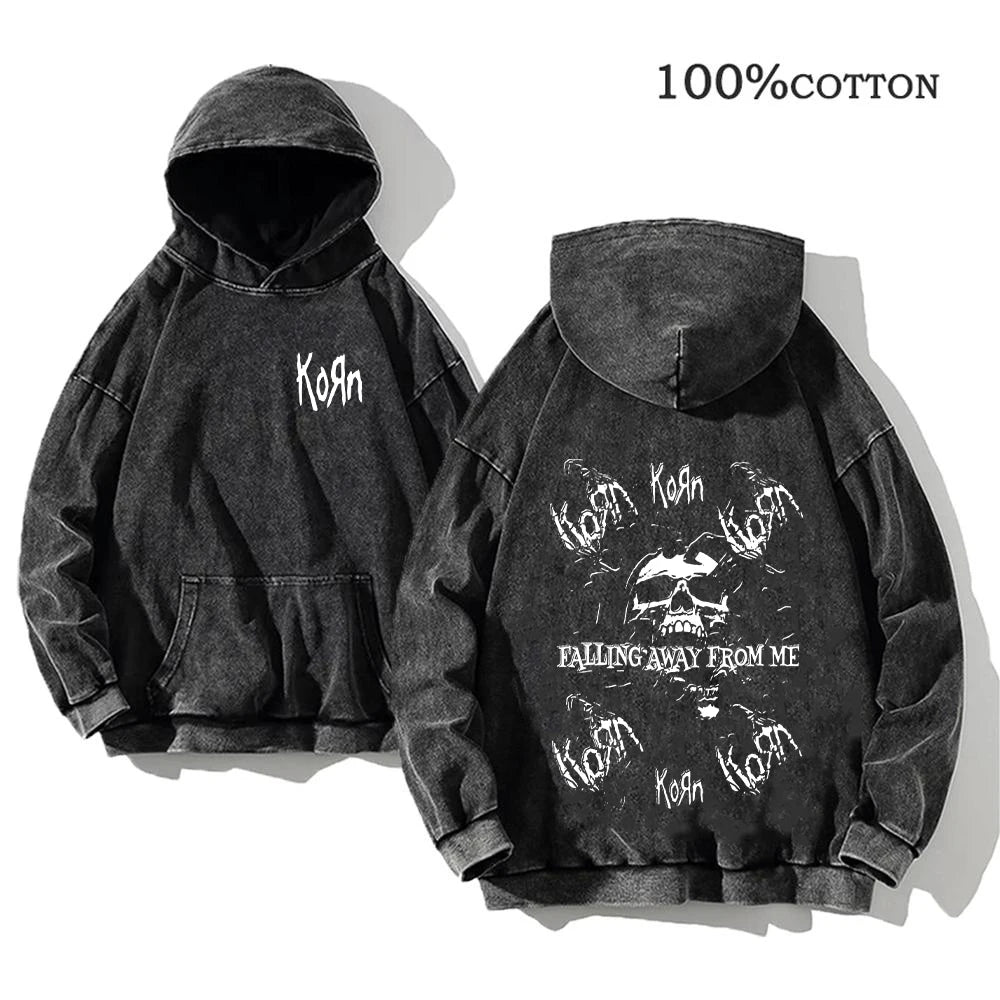 Korn Rock Band World Tour Hoodie – Vintage Streetwear Pullover