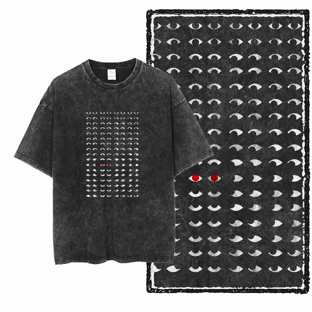 Acid-Washed Graphic T-Shirt – Unisex Streetwear Tee