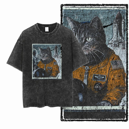 Acid-Washed Graphic T-Shirt – Unisex Streetwear Tee