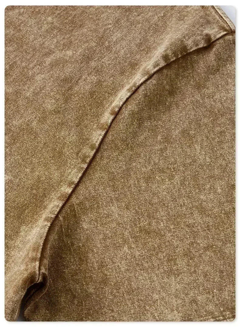 Washed Cotton Loose-Fit Tee - Unisex