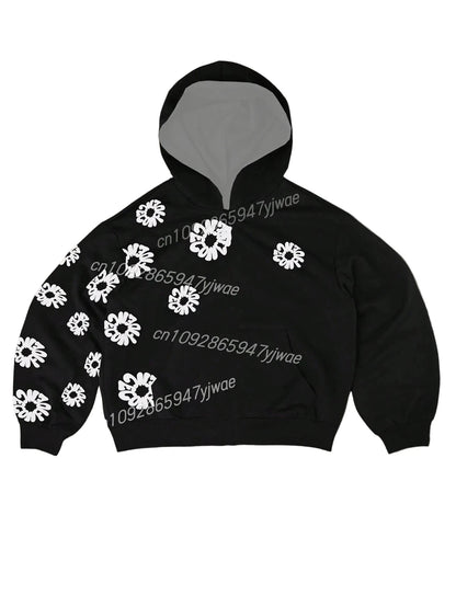 Printed Hoodie - Women'S Street Sweatshirt