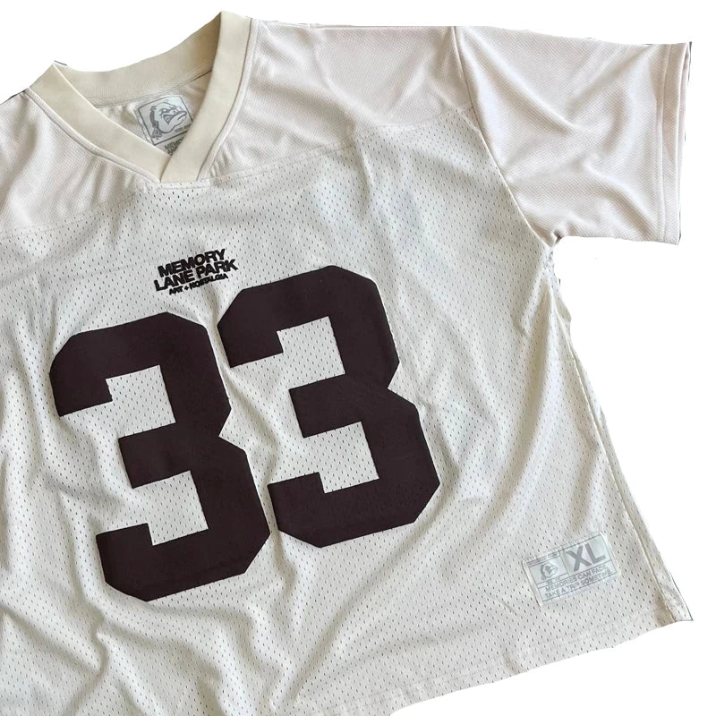 Mesh Jersey Streetwear Oversized College Wear - Unisex