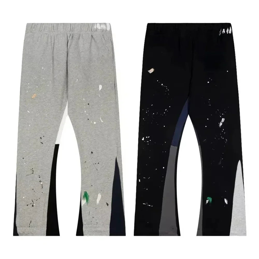 Y2K Tie-Dye Sweatpants – Unisex Retro Hip-Hop Loose Joggers with Stretch Waist.