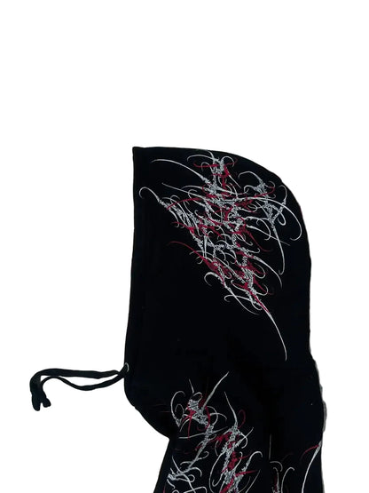 Harajuku Retro Gothic Hoodie – Unisex American Street Hip-Hop Sweatshirt