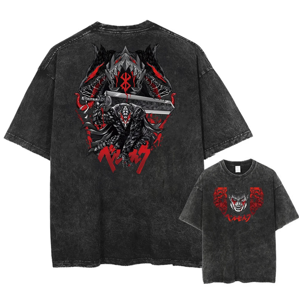 Washed Cotton Loose-Fit Tee - Unisex