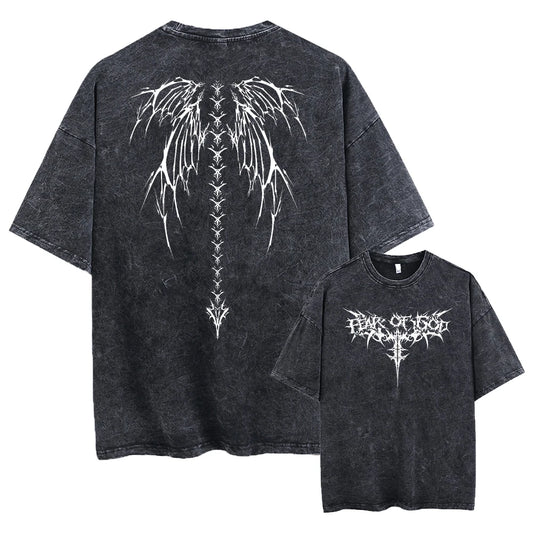 Heavyweight Vintage Oversized Street Tee - Unisex