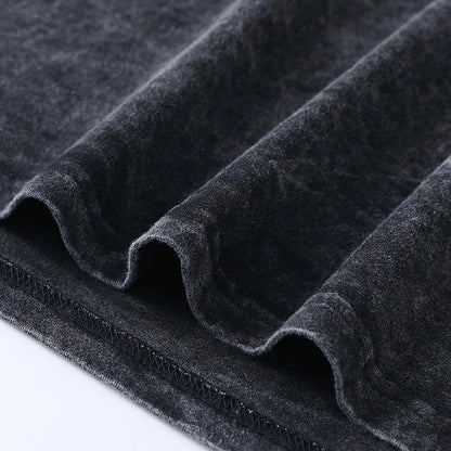 Men’s Oversized Bocchi Club Printed T-Shirt – Anime Music Band Washed Cotton Tee