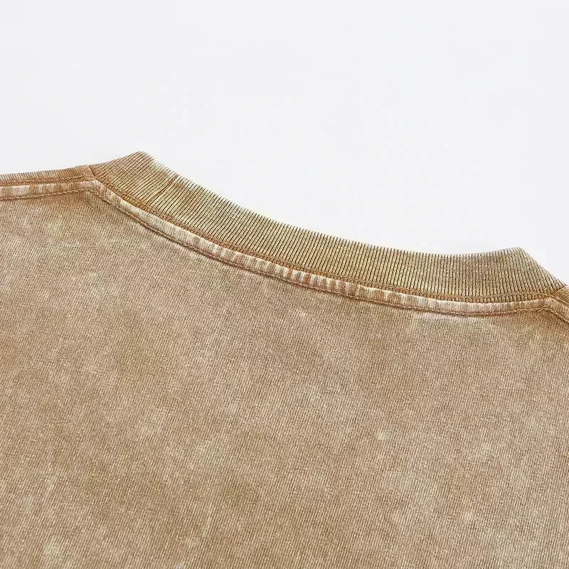 Washed Cotton Loose-Fit Tee - Unisex