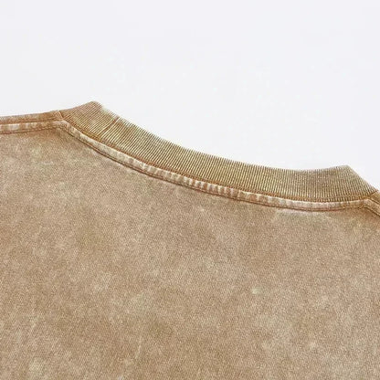 Washed Cotton Loose-Fit Tee - Unisex