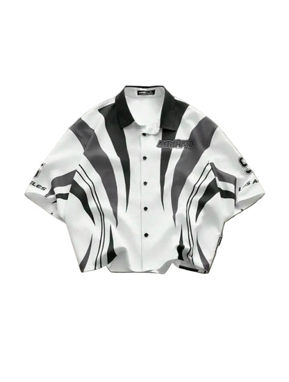 Casual Oversized V-Neck Jersey Tee - Unisex