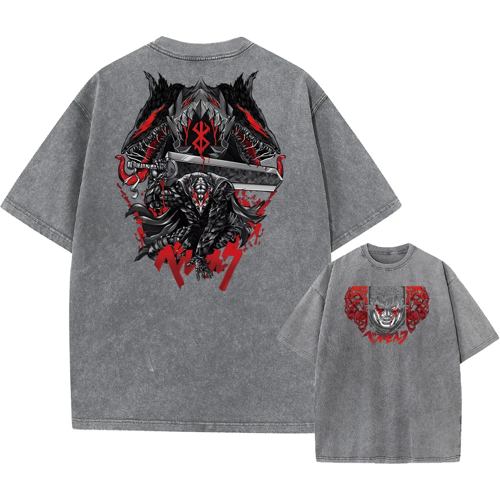 Washed Cotton Loose-Fit Tee - Unisex