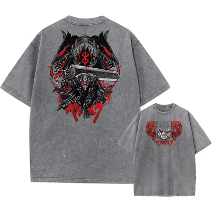 Washed Cotton Loose-Fit Tee - Unisex