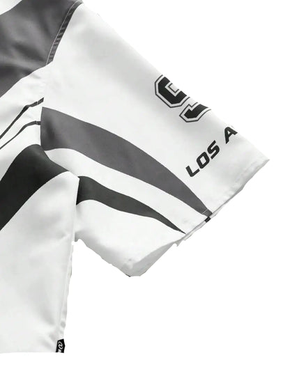 Casual Oversized V-Neck Jersey Tee - Unisex